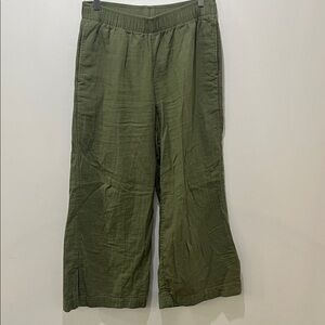 Old Navy Olive Wide Leg Pants